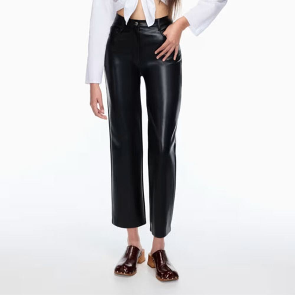 Aritzia Wilfred Melina Faux Leather  Pants - Size 2